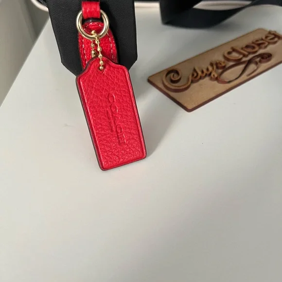 Coach Court Backpack With Heart Cherry Print - Picture 9 of 10